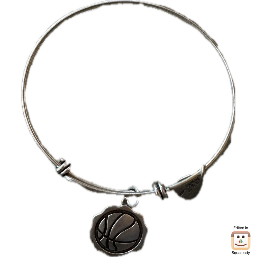 Bella Ryann Silver Basketball Charm Bracelet